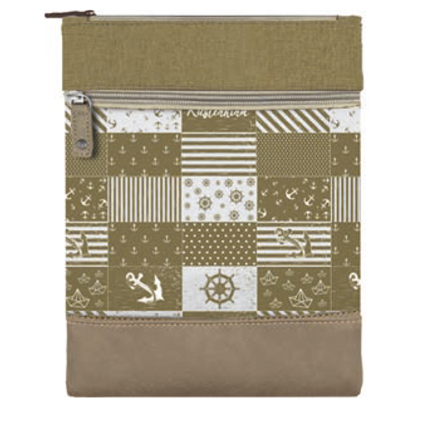 2022-191-075 Canvas Crossbag 075 (Rechtecke sand)