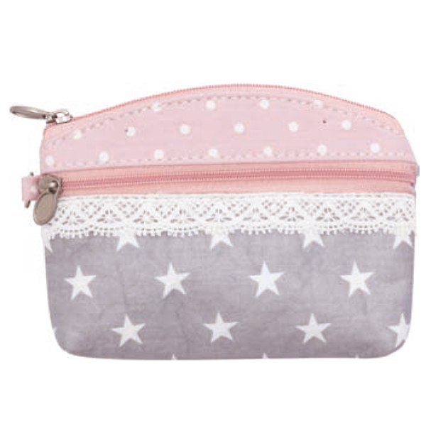 Patchwork Mini-Kosmetiktasche 053 grey rose