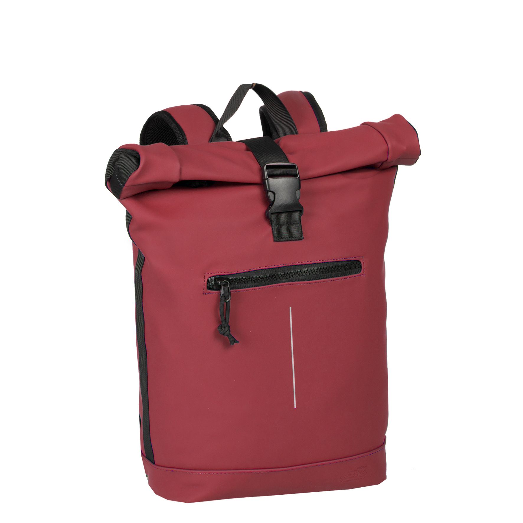 CLv8irAE Mart - New York Rolltop Rucksack burgund