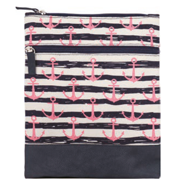 2022-191-014 Canvas Crossbag 014 (Navy Pink)