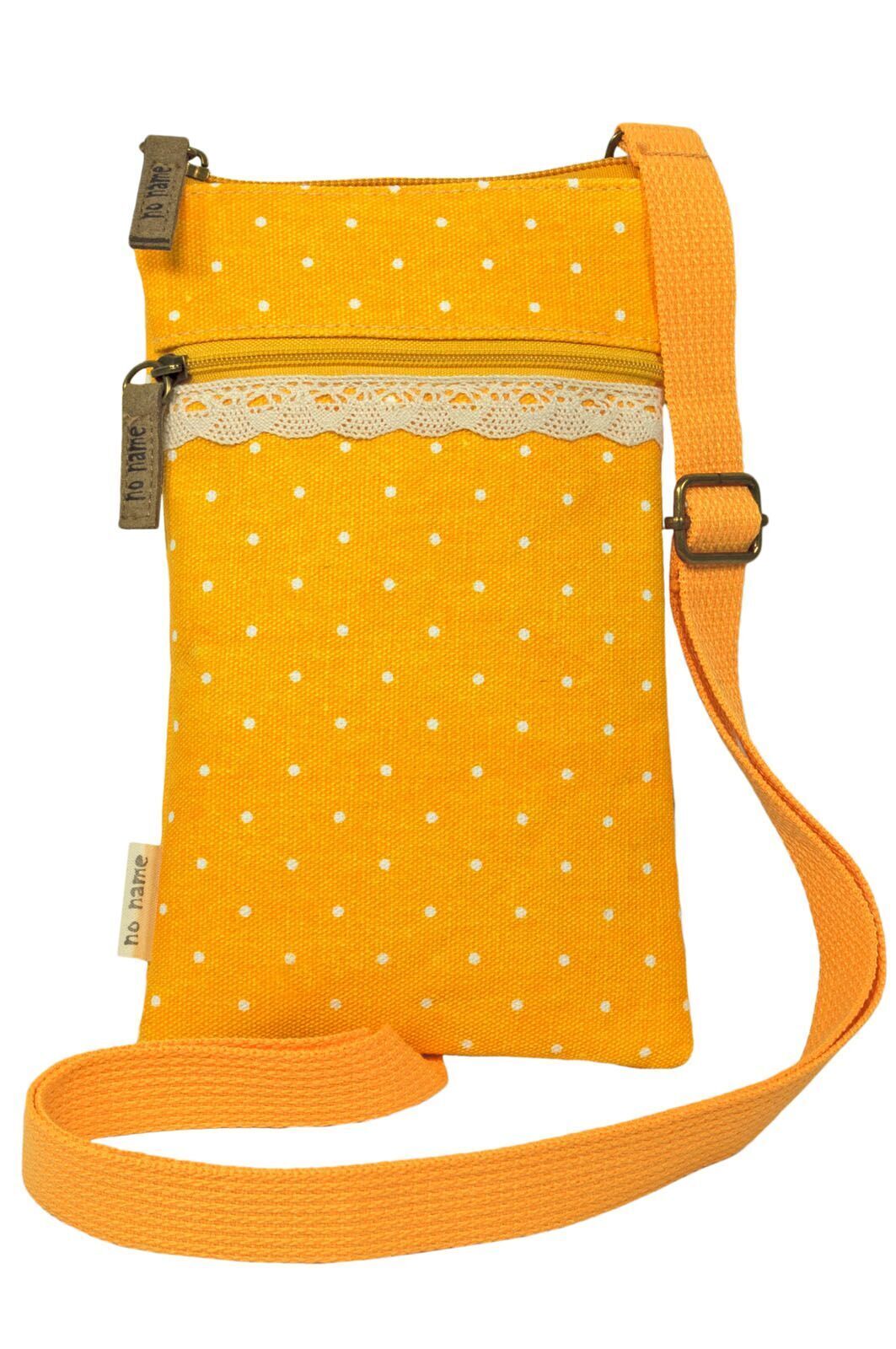 Mini Crossbag Punkte gelb 400