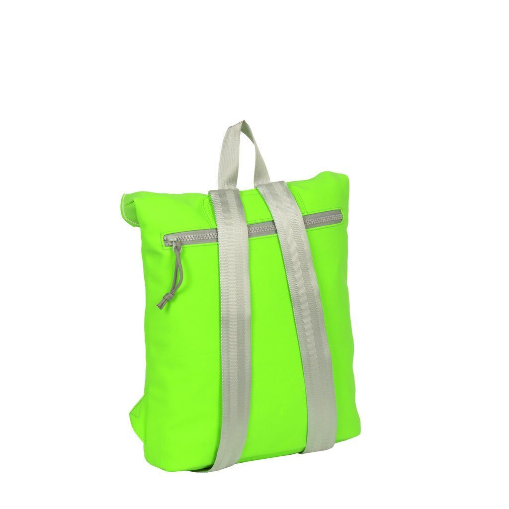 new-rebels-mart-rolltop-rucksack-gruen-neon-small-2 Mart - Los Angeles Rolltop Mini Rucksack neon grün