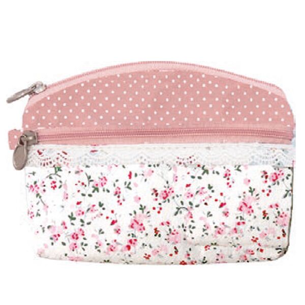 Patchwork Mini-Kosmetiktasche 064 old rose