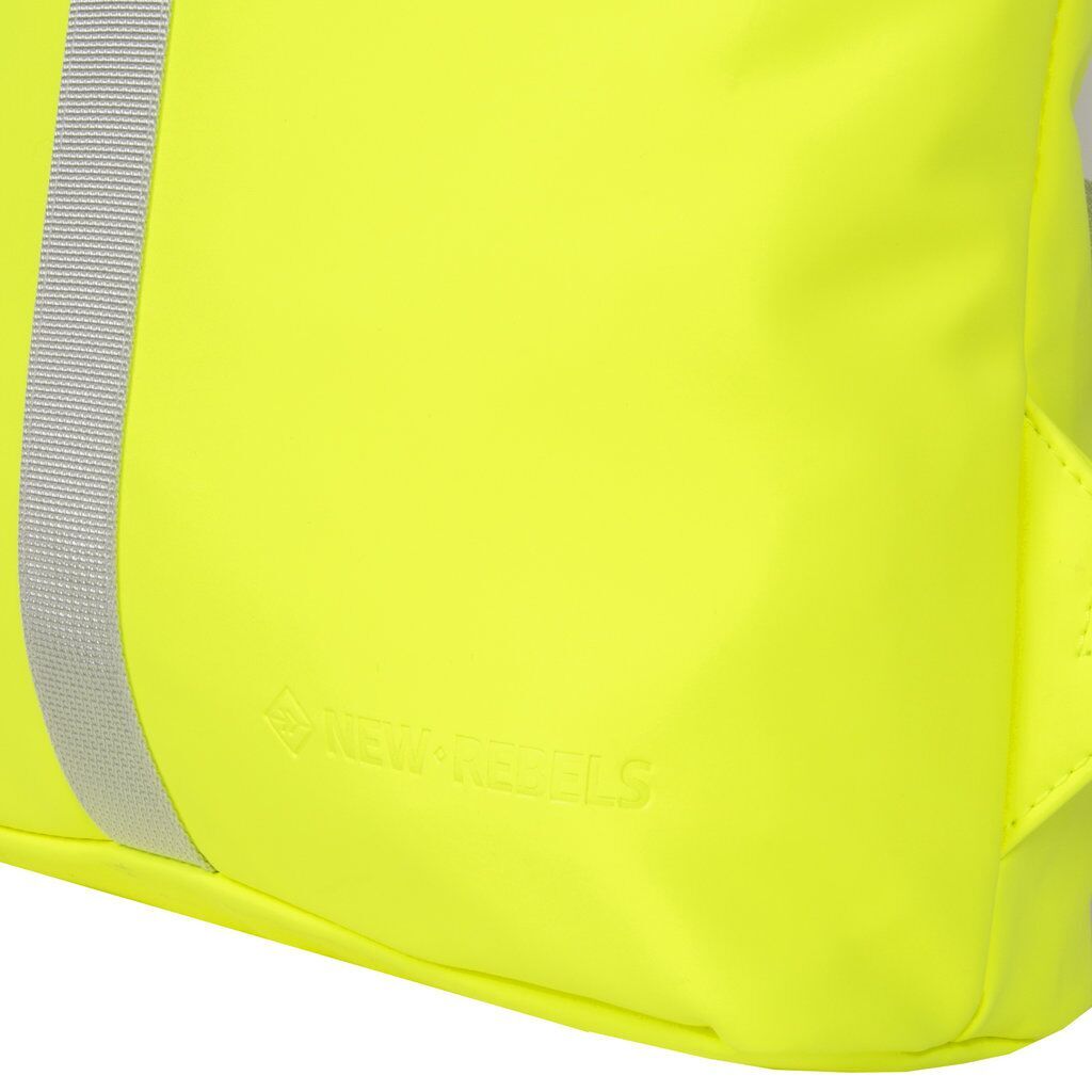 new-rebels-mart-rolltop-rucksack-gelb-neon-small-6 Mart - Los Angeles Rolltop Mini Rucksack neon gelb
