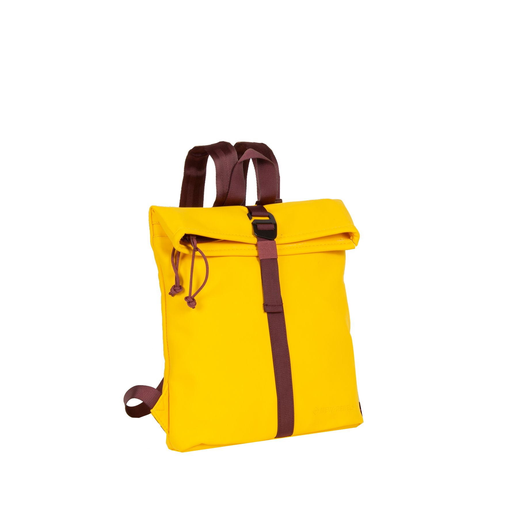 gRhCDU-g Tim - Los Angeles Rolltop Mini Rucksack gelb/burgund