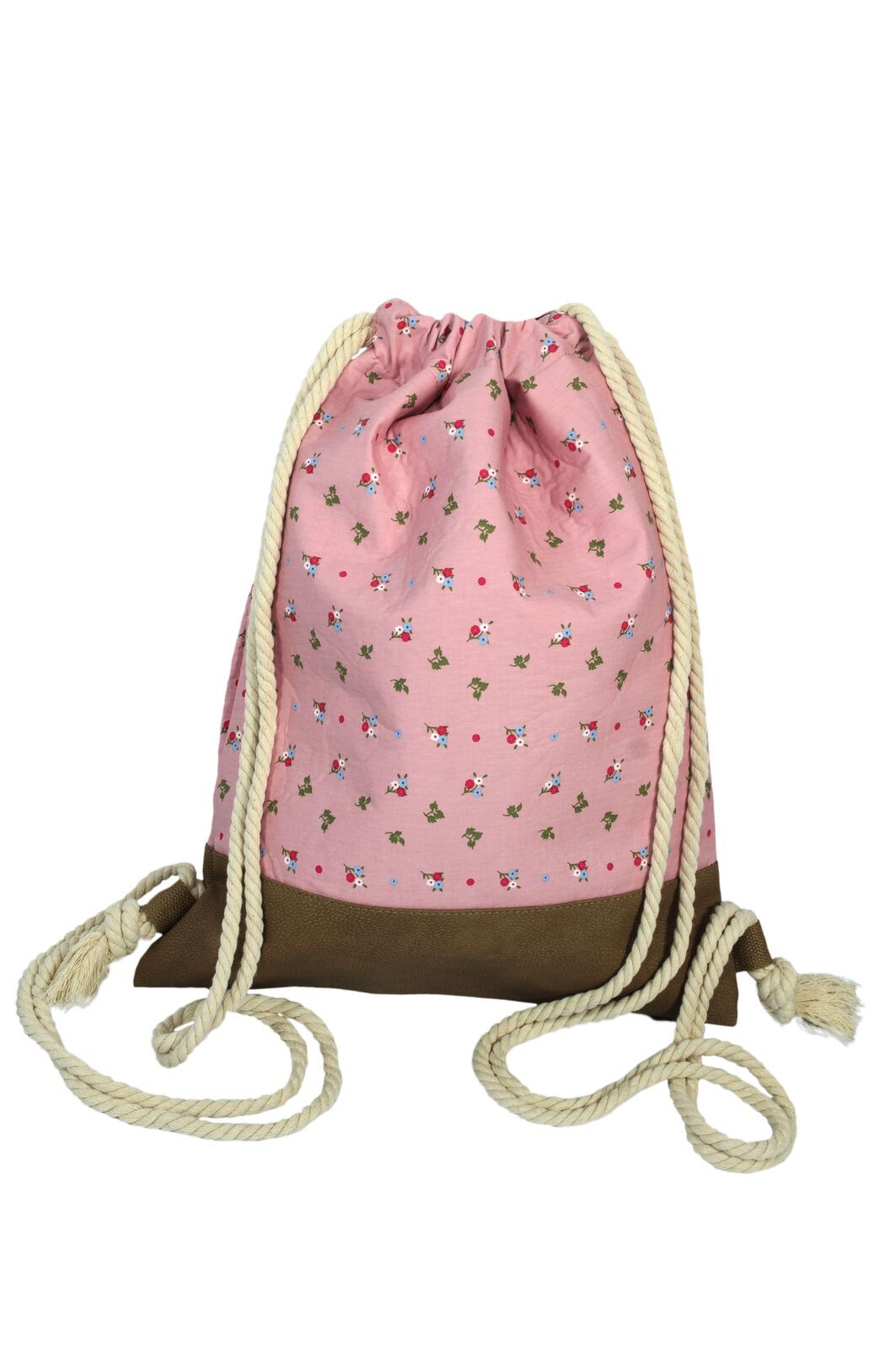 Freizeit-Büdel Blümchen altrosa 117