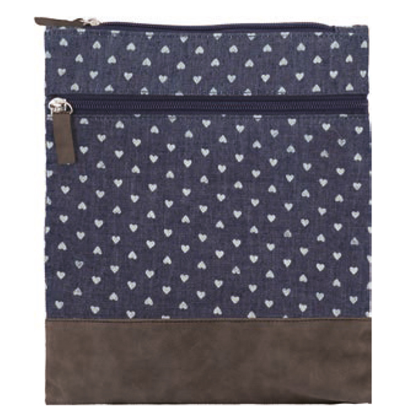 2022-191-020 Canvas Crossbag 020 (Denim Heart)