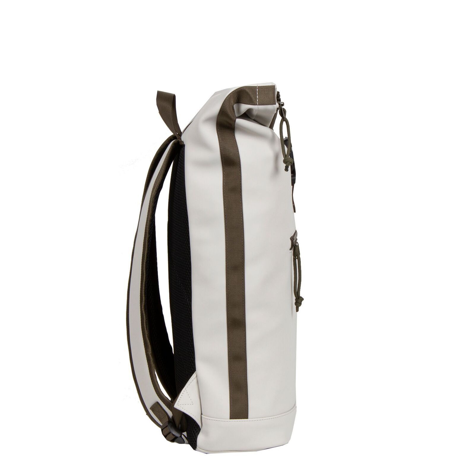 Tim - New York Rolltop Rucksack beige/olive