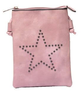 NL2020206 Veggieleder Crossbag 177-004 (Rose)