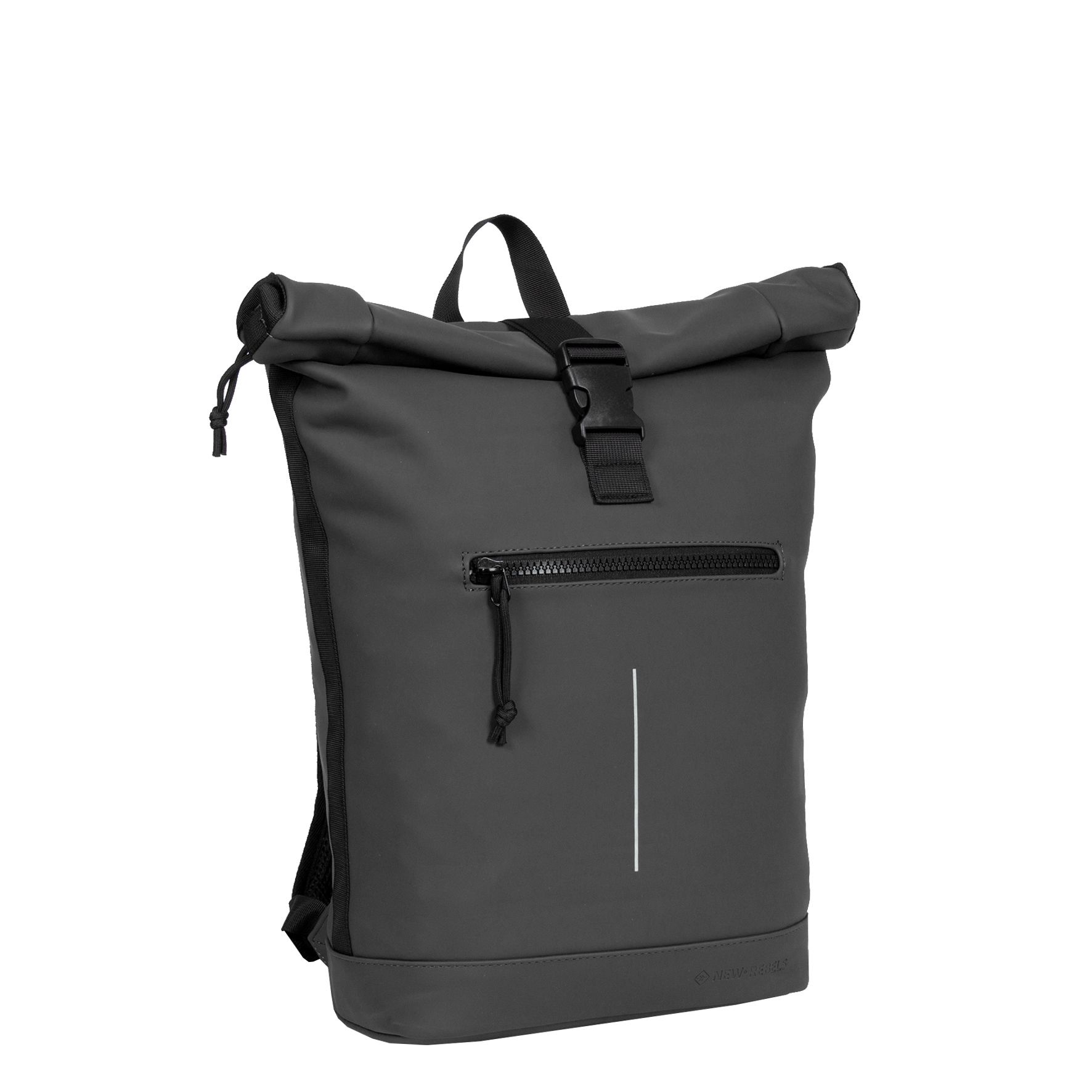 9snbGcjs Mart - New York Rolltop Rucksack schwarz