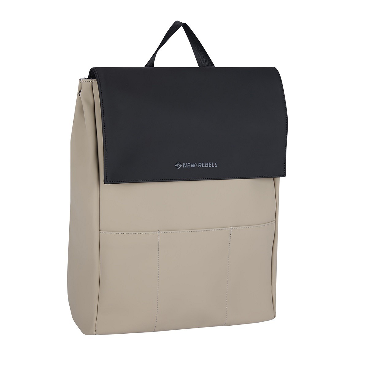 C22A372C5E5D316A1FD43B98F9B5A91449B5C665 Fane - Lincoln Flap Rucksack 17L schwarz/beige