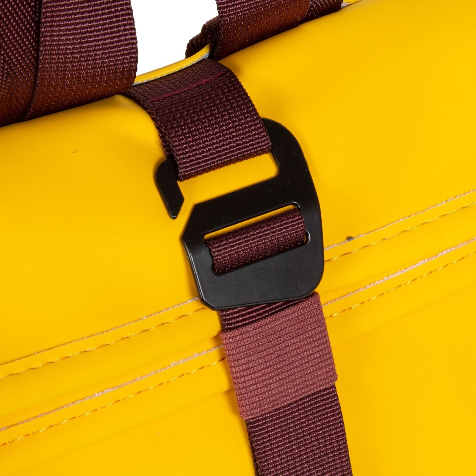 R5K6NFHg Tim - Los Angeles Rolltop Mini Rucksack gelb/burgund