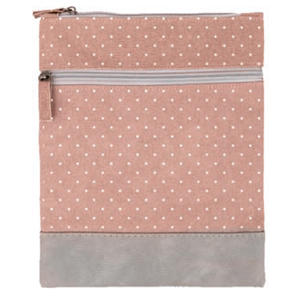 2022-191-039 Canvas Crossbag 039 (Rose Dots)