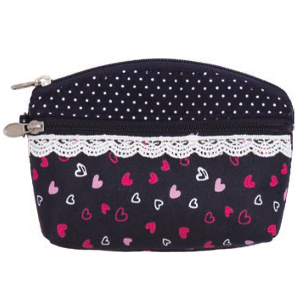 Patchwork Mini-Kosmetiktasche 056 navy