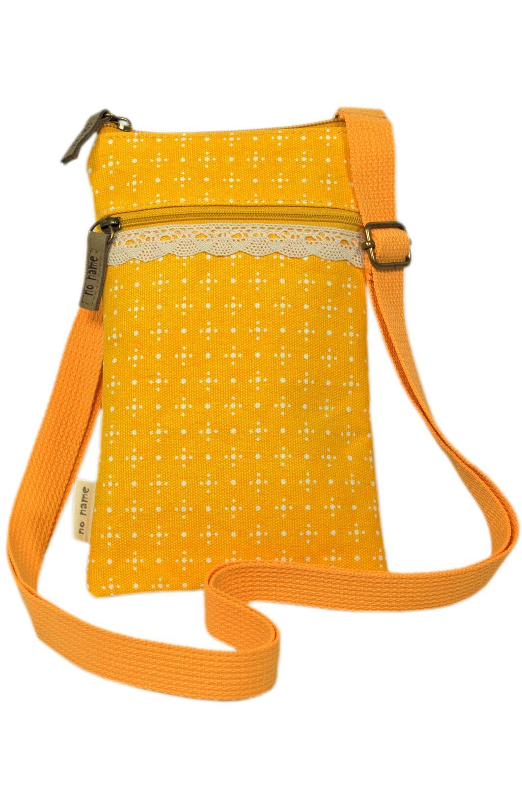 Mini Crossbag Dots gelb 400