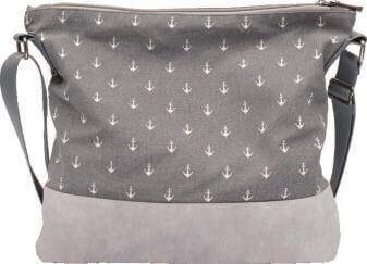 Umhängetasche 002 (Grey kleine Anker)