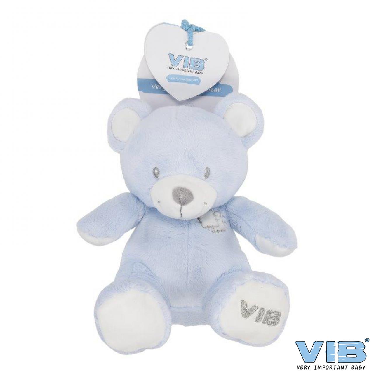 5a81c4a0efa62 Plüsch Bär sitzend blau 35cm