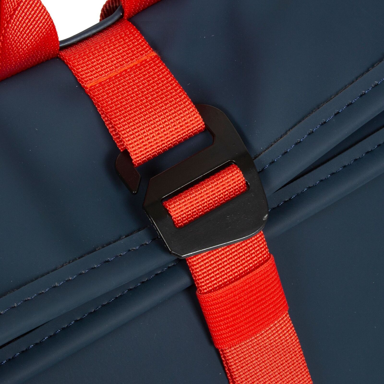 7GMFOrAM Tim - Los Angeles Rolltop Mini Rucksack navy/rot