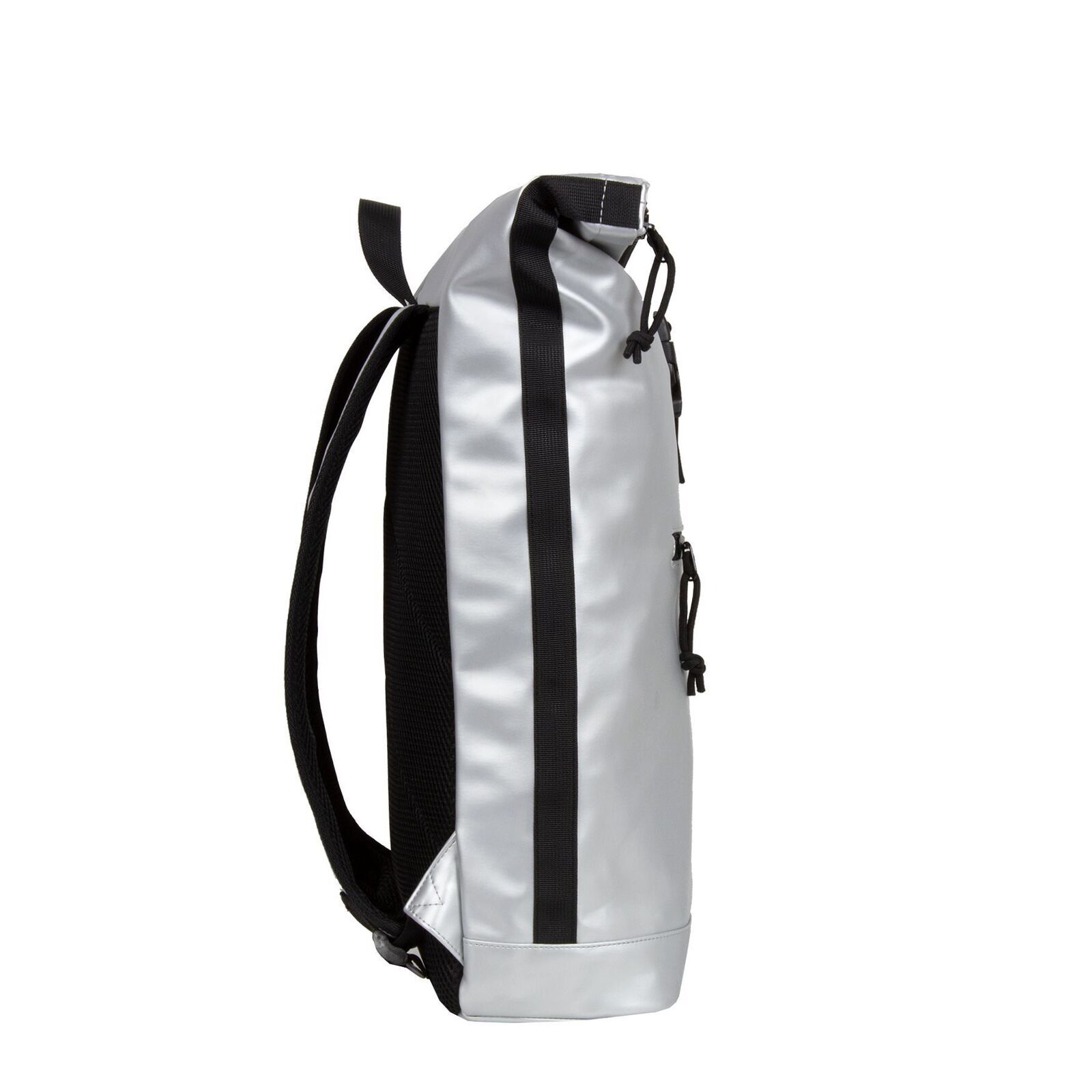 Mart - New York Rolltop Rucksack silber metallic