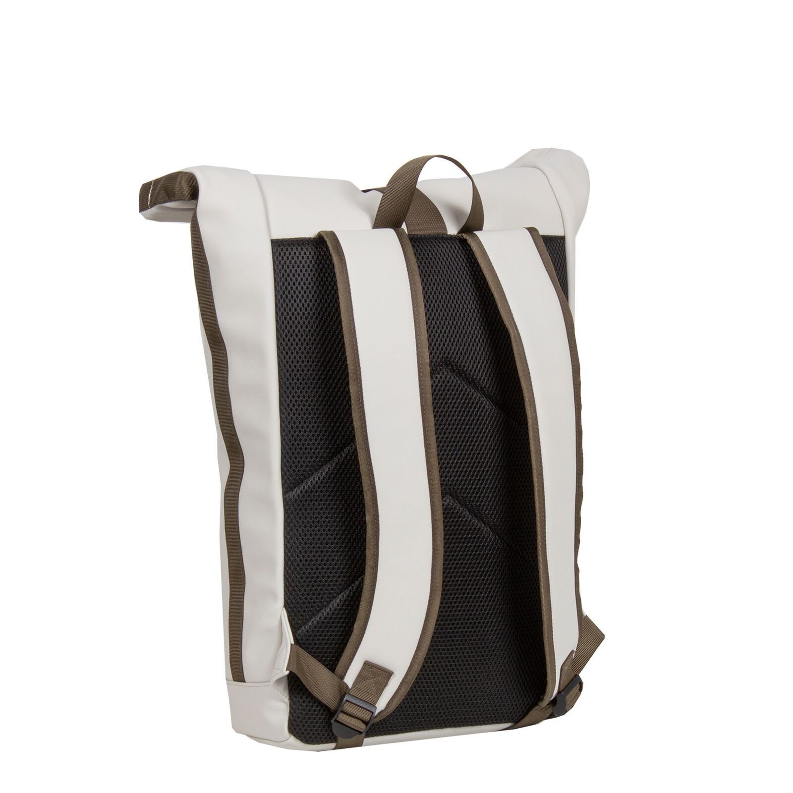 kAmndabo Tim - New York Rolltop Rucksack beige/olive