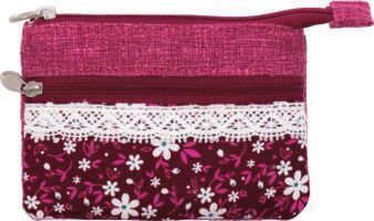 Patchwork Geldbörse (Navy Rose 047)