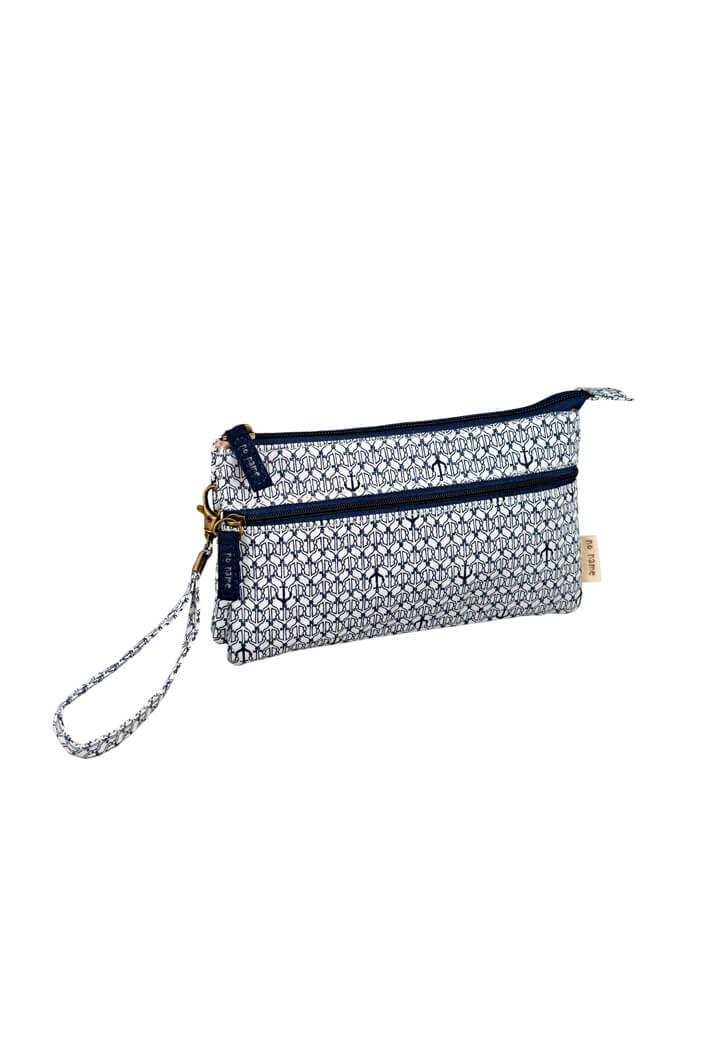 Patchwork Täschchen Anchor Pat weiß 600 Zubehor, Tasche, Handtasche, Geldbörse