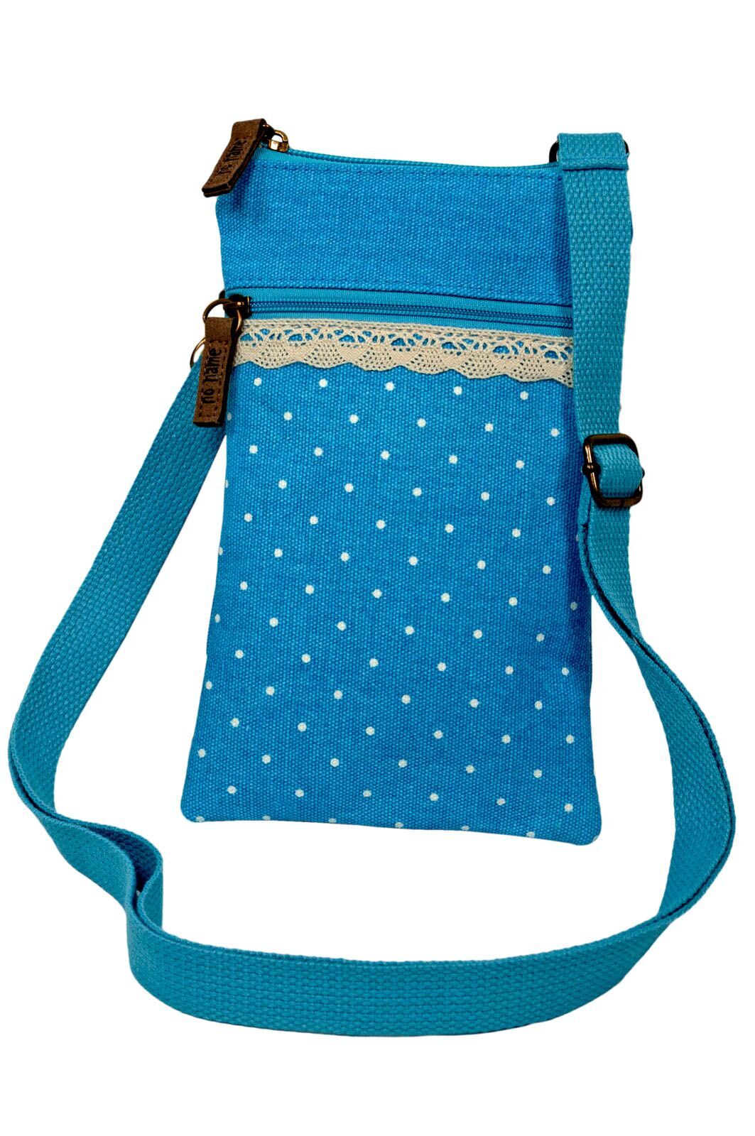 Mini Crossbag Punkte aqua 228