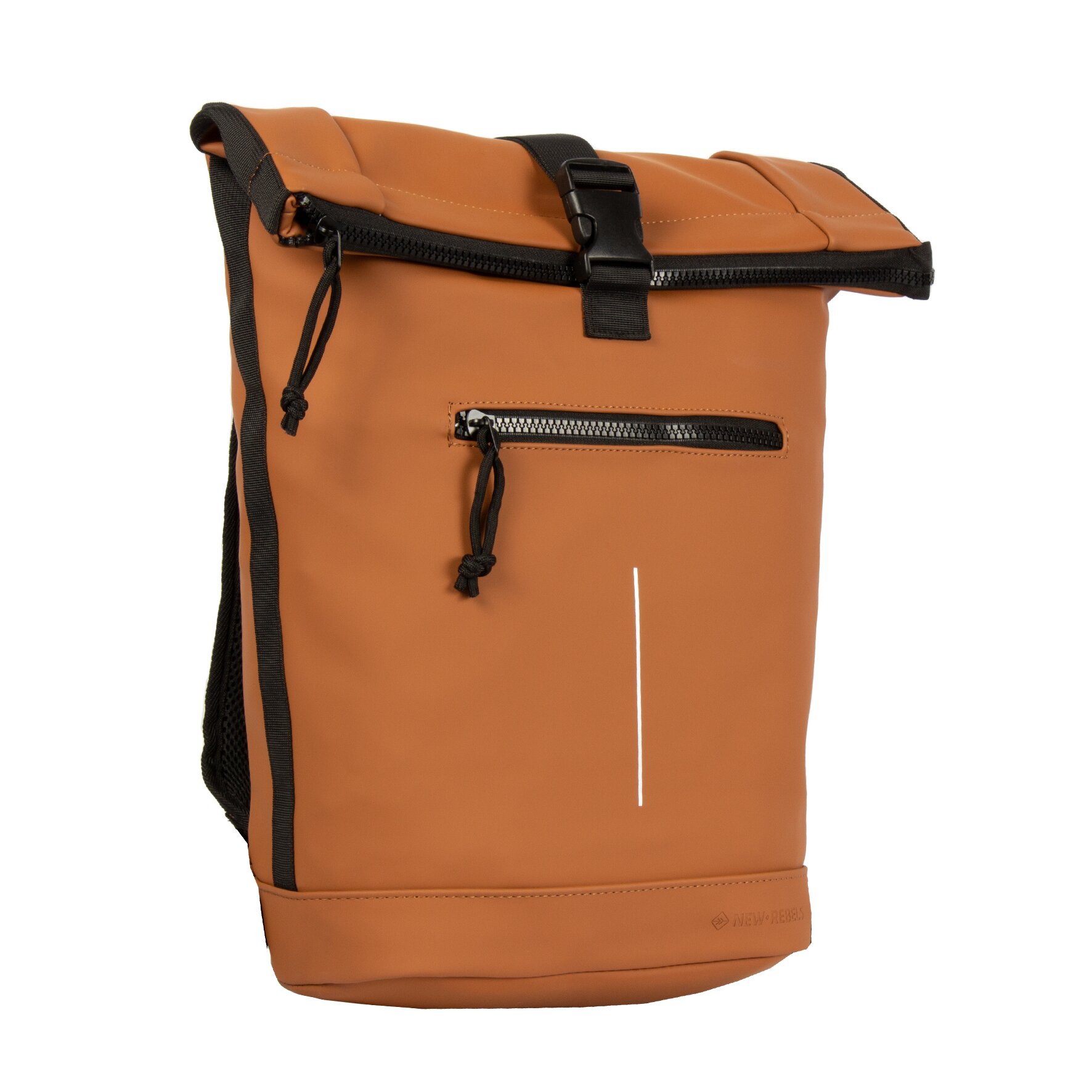 t1Ypbe64 Mart - New York Rolltop Rucksack cognac