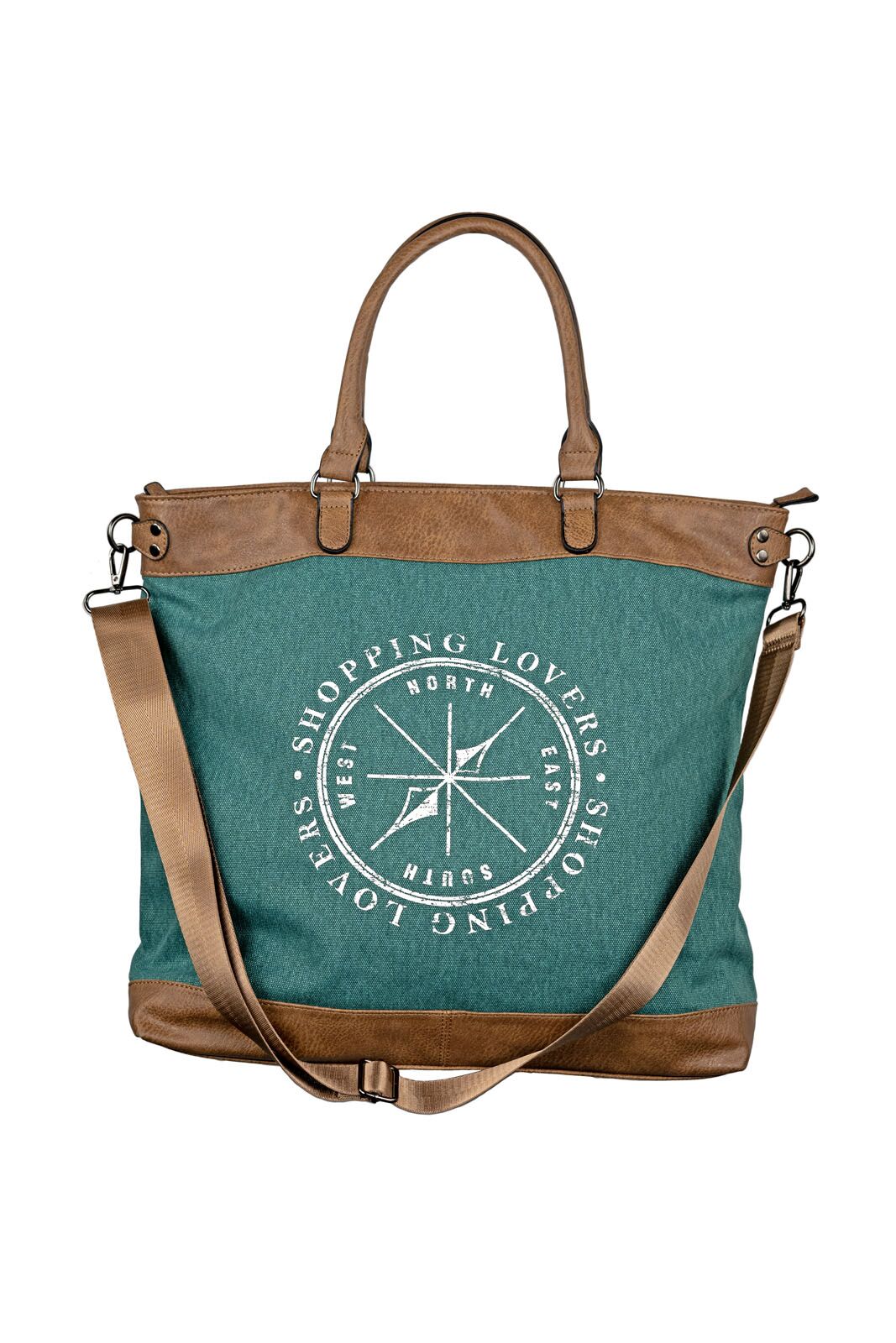 60640001-335_ID_25092 Shopping Bag Shopping Lovers bottle green