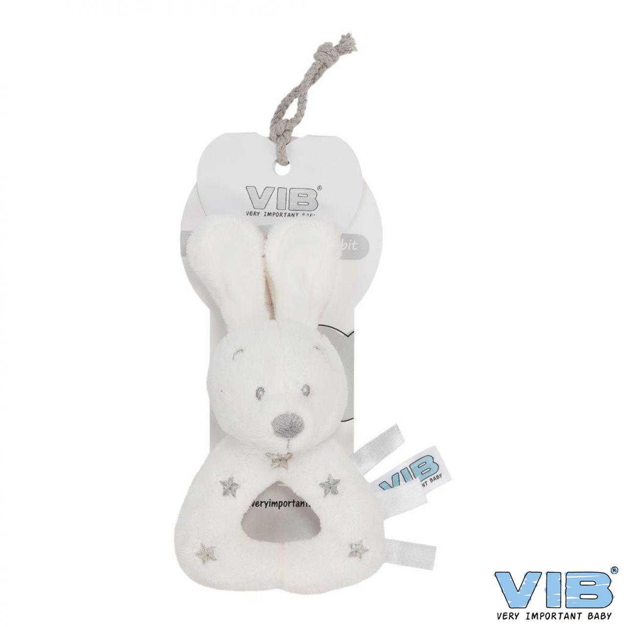 5b6ab480ee09f Plüsch Rassel Rabbit Weiß