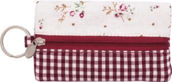 Patchwork Schlüsseletui (Berry White 020)