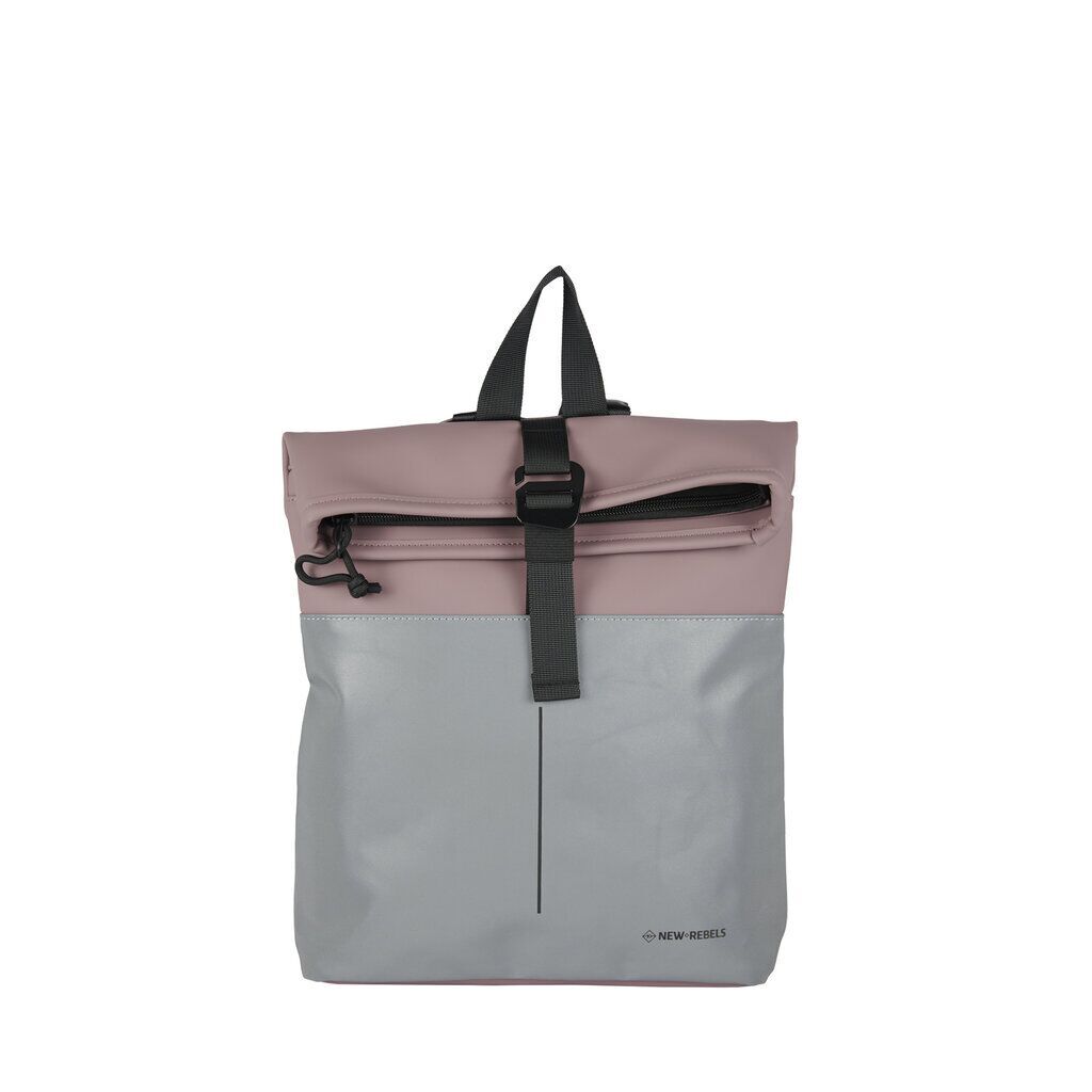 Bowie - Los Angeles Rolltop Rucksack lila