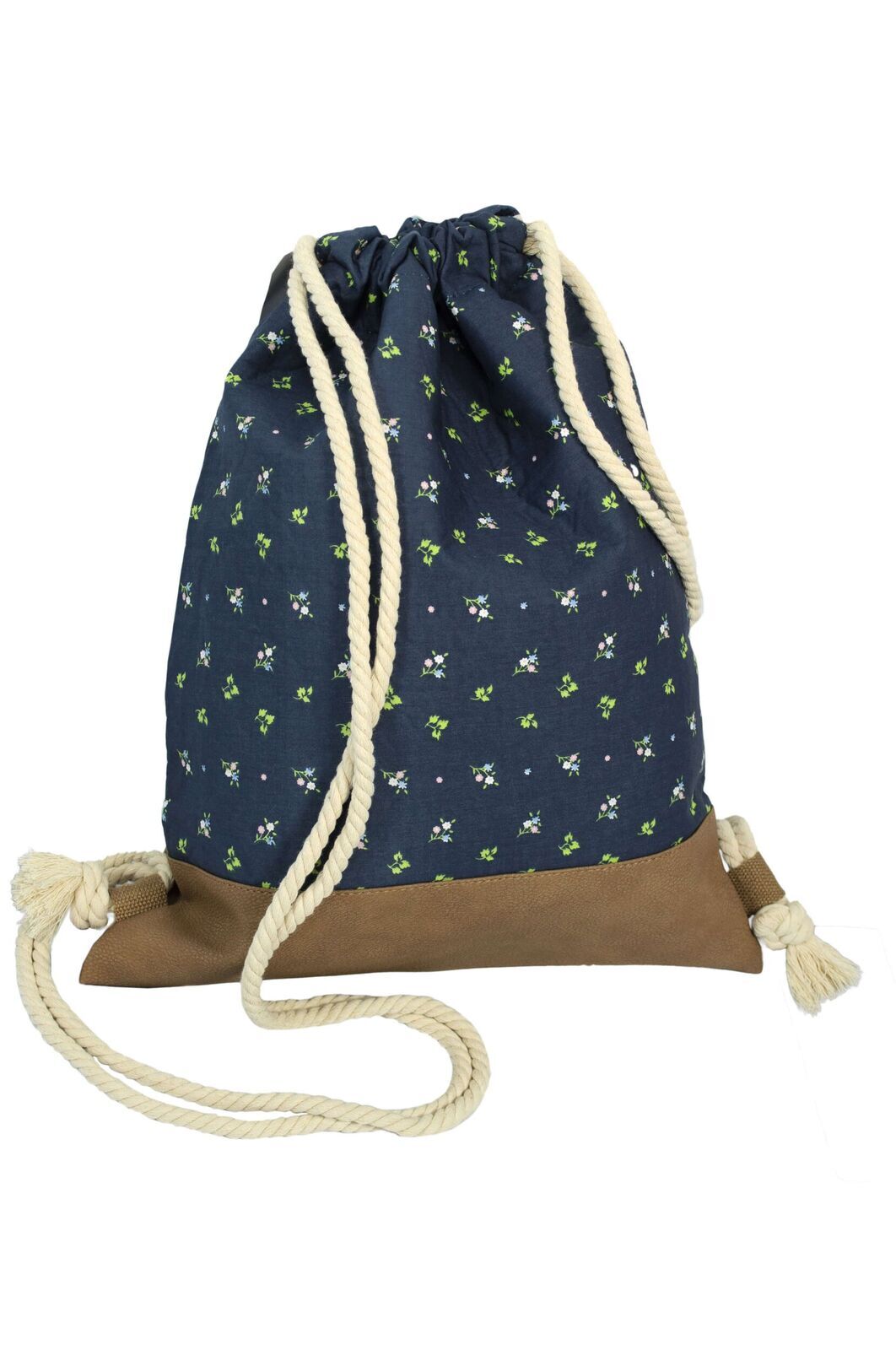 60610017-201 Freizeit-Büdel Blümchen blau 201