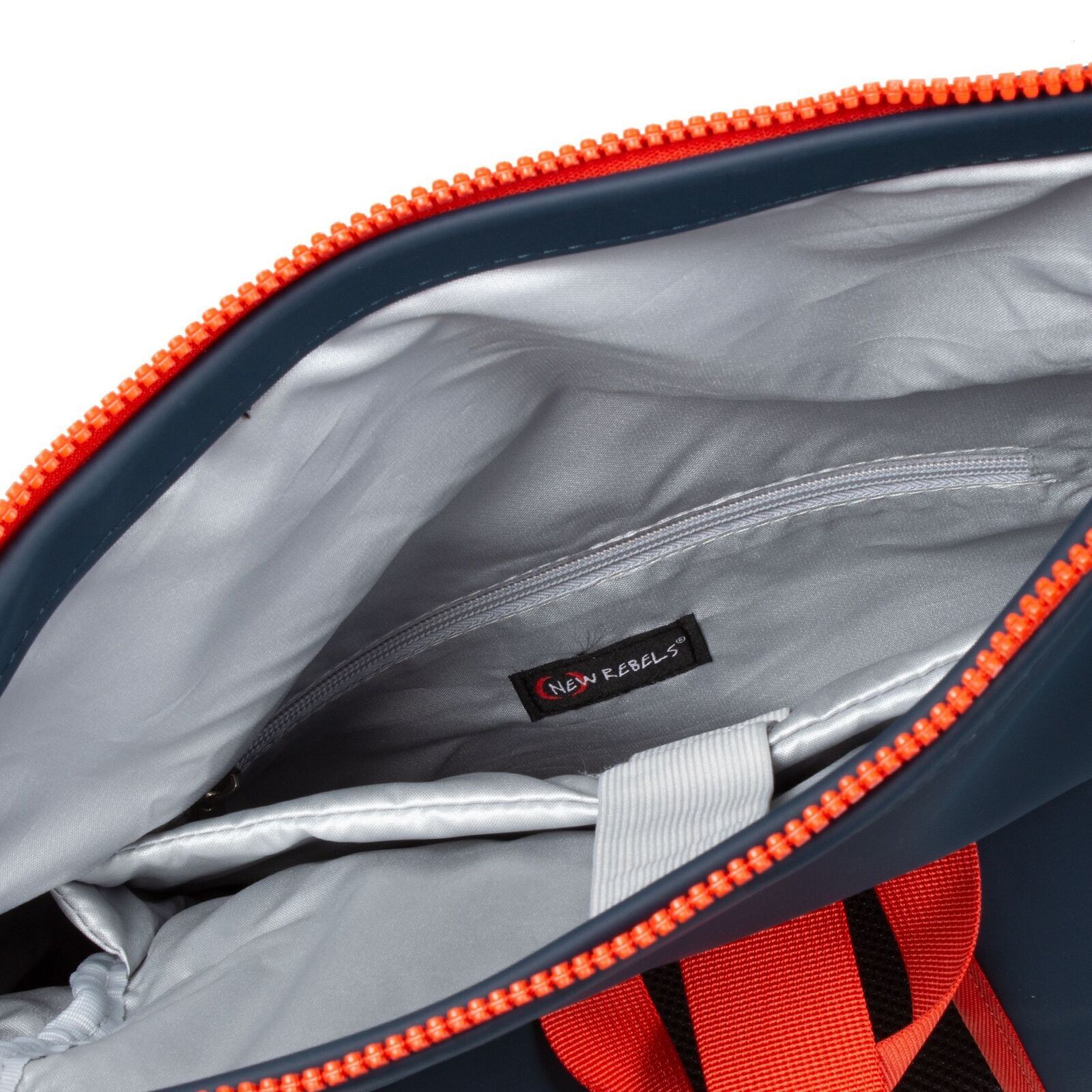 d1WntyPY Tim - New York Rolltop Rucksack navy/rot