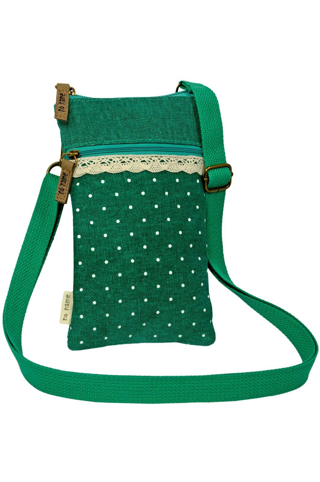 Mini Crossbag Punkte bottle green 335