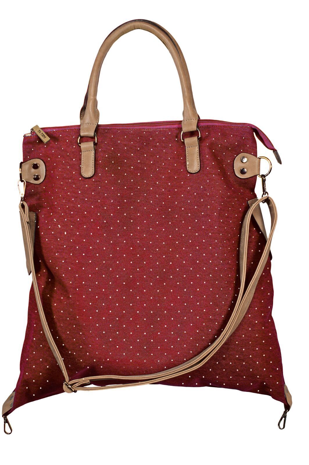 60610029-120_ID_18966 Shopping Bag Pünktchen berry
