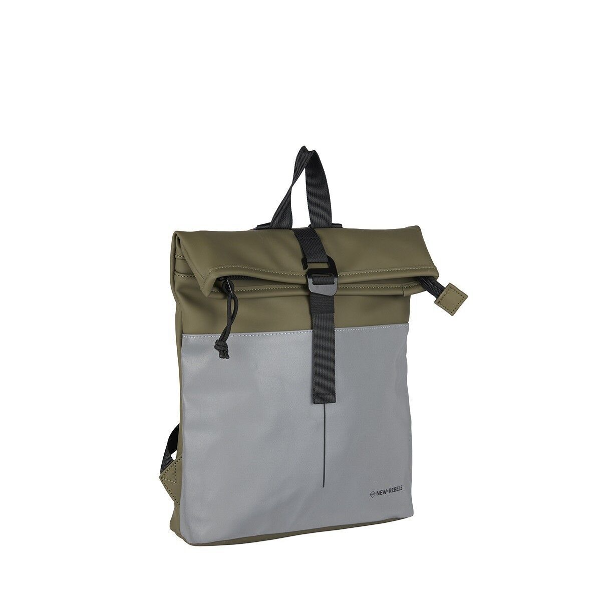 736E0A721789EC6662A4DB93211F3634A4FB0757 Bowie - Los Angeles Rolltop Rucksack olive