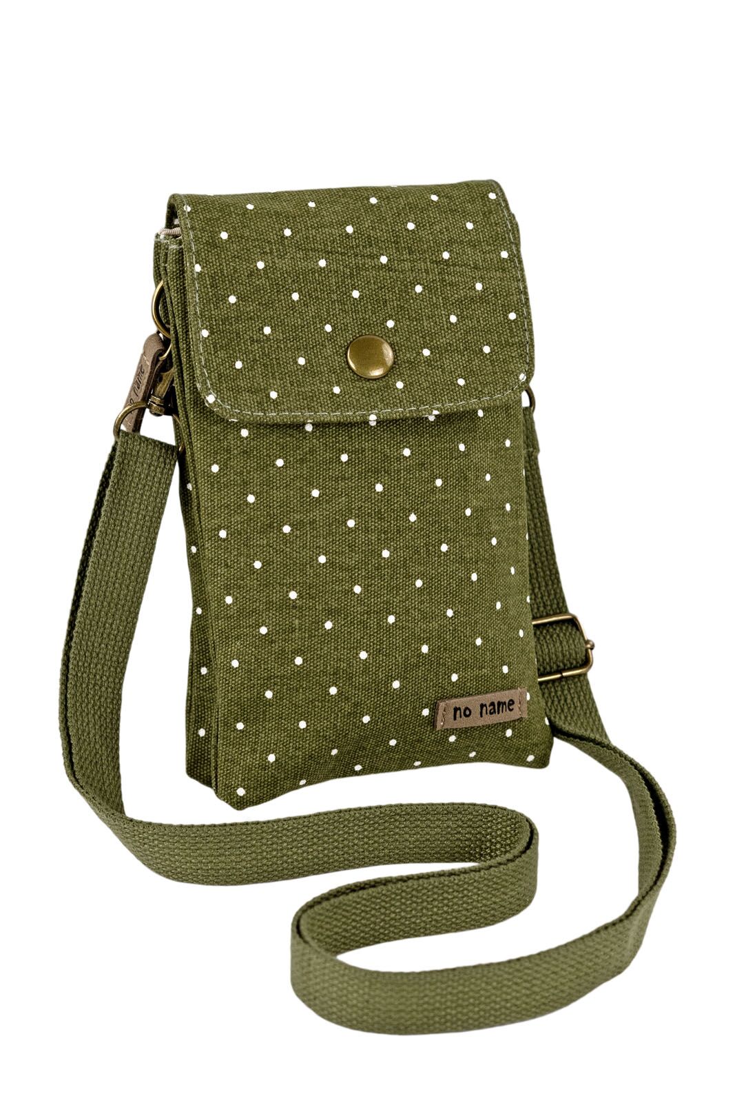 Mini Crossbag Pünktchen oliv 315