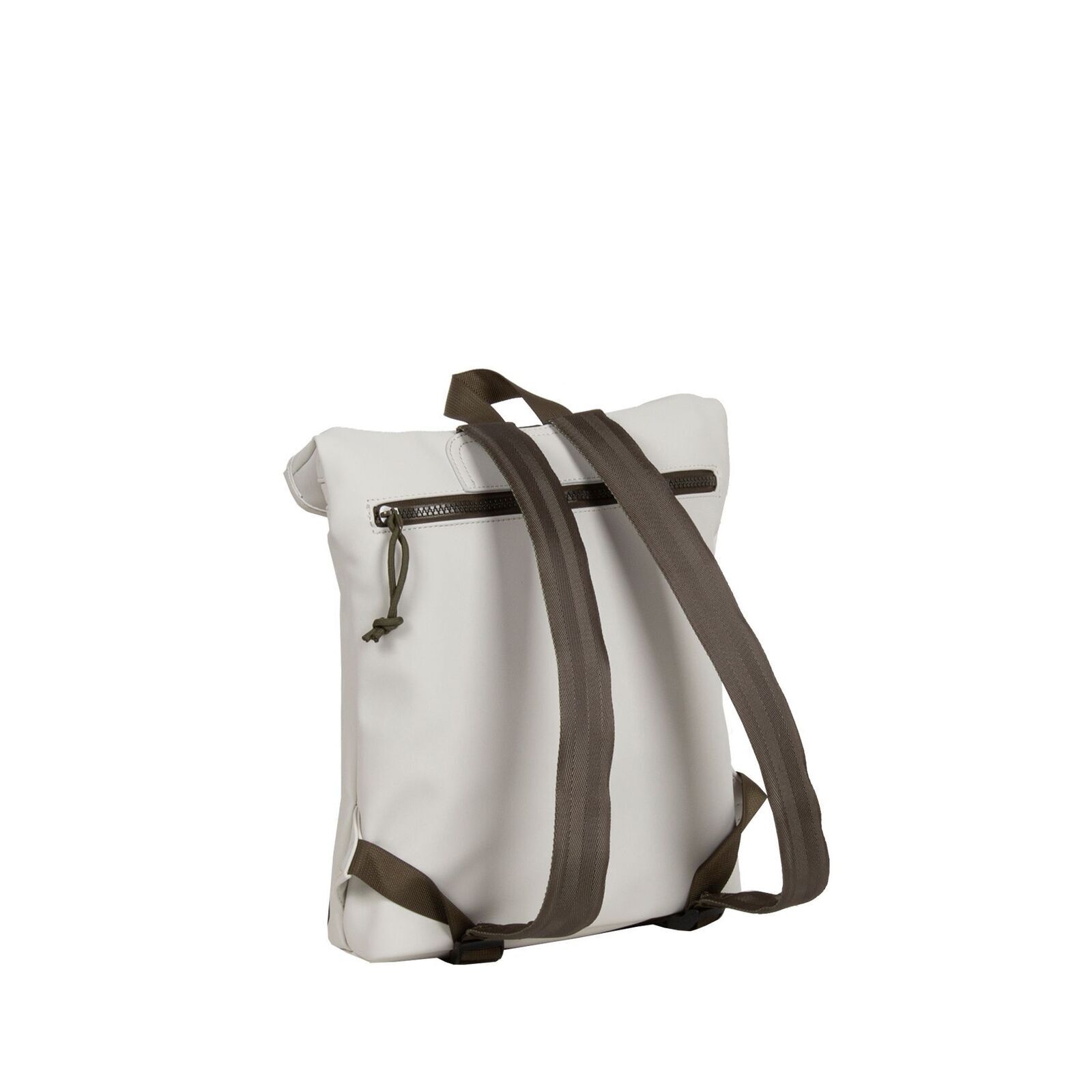 uMtu9pMY Tim - Los Angeles Rolltop Mini Rucksack beige/olive