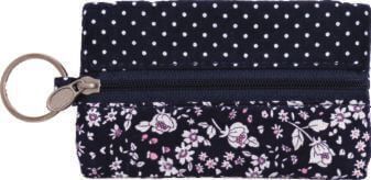 Patchwork Schlüsseletui (Navy Rose 018)