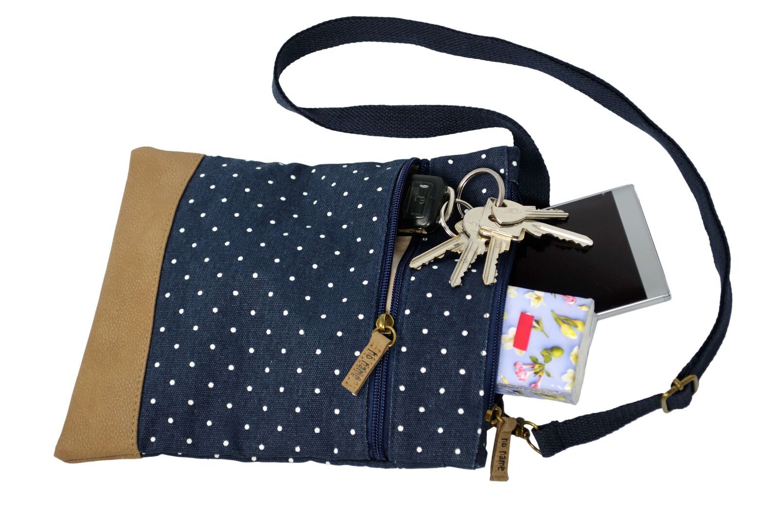 Crossbag Pünktchen türkis 246