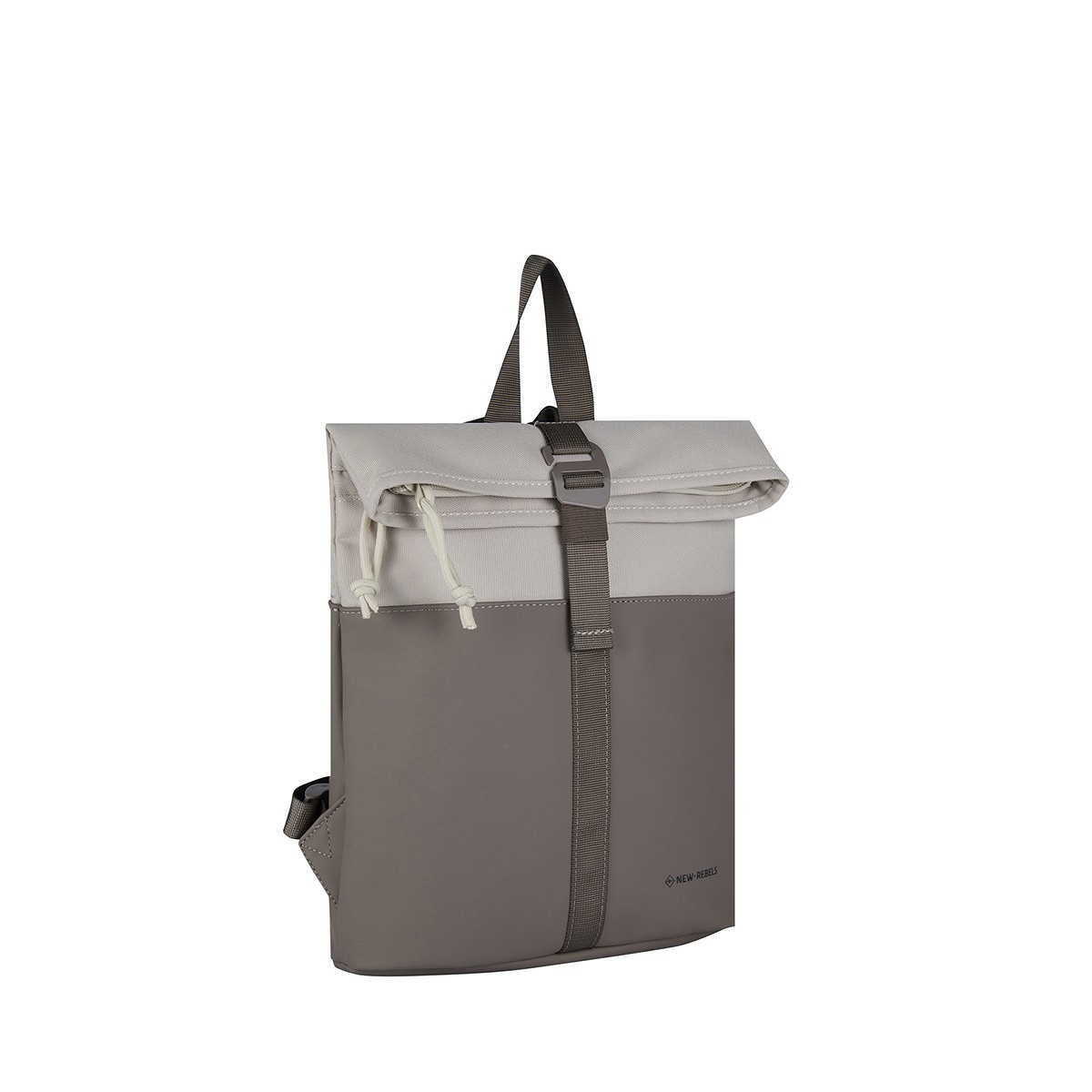 4C6F436D9B39AA595C2C58AA9A117FCF42B28CFE Backham - Los Angeles Rolltop Mini Rucksack beige/taupe