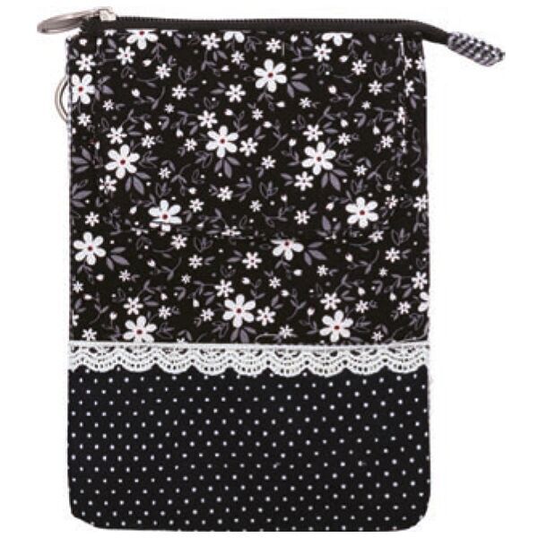 Patchwork Handtasche Umhängetasche 081 black