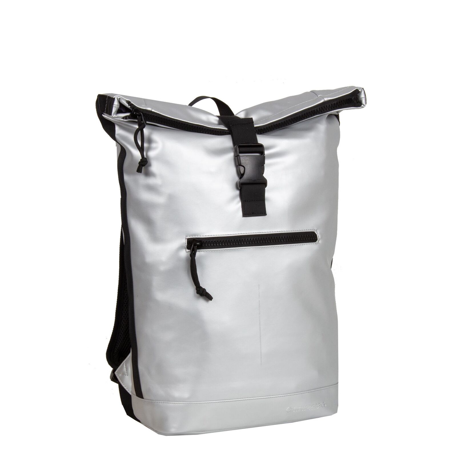 Mart - New York Rolltop Rucksack silber metallic