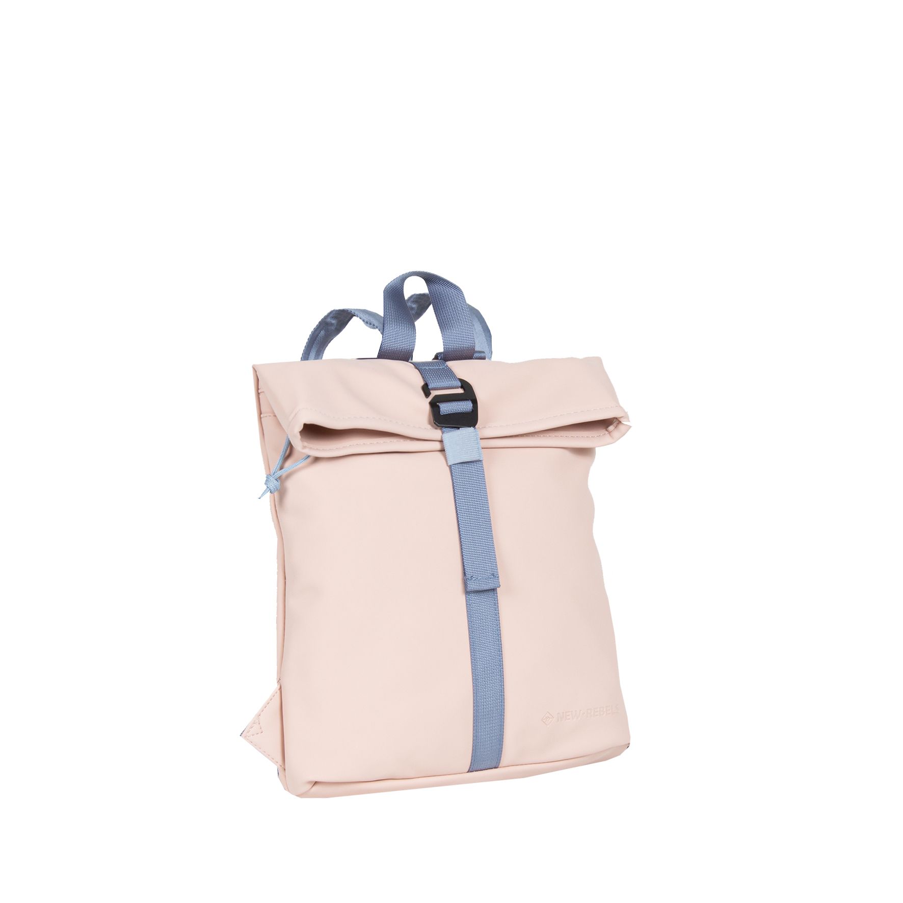 y7YJMdoc Tim - Los Angeles Rolltop Mini Rucksack hellrosa/hellblau